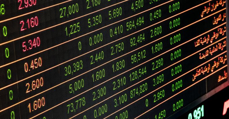 Invest - Numbers on Monitor