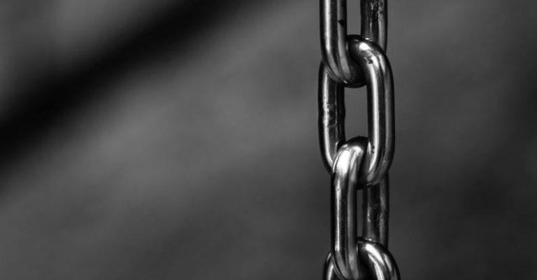 Chains - Grayscale Photography of Chain