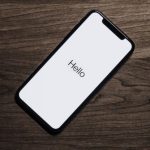 Mobile - Black Iphone 7 on Brown Table