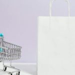 E-commerce Website - Push Cart and a White Paperbag