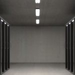 Big Data - Black Server Racks on a Room